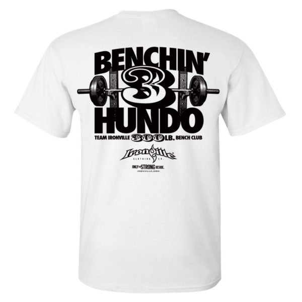 300 Bench Press Club T Shirt White