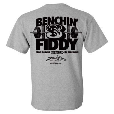 350 Bench Press Club T Shirt Sport Gray