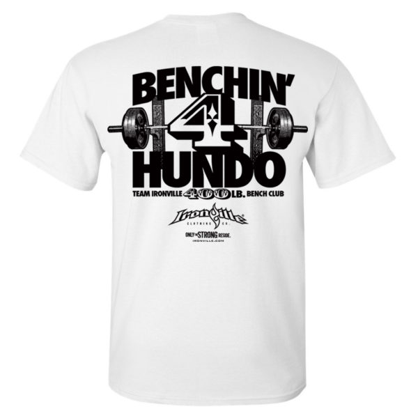 400 Bench Press Club T Shirt White