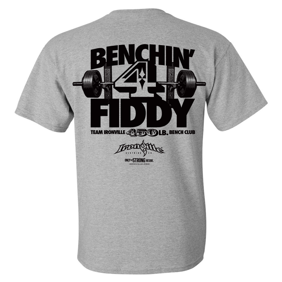 450 Pound Bench Press Club | T-Shirt | Ironville Clothing