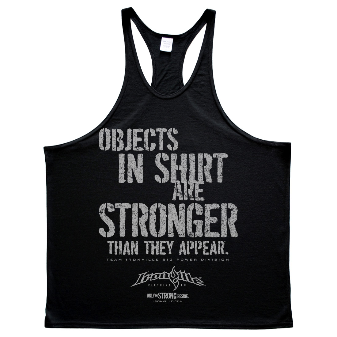 Objects Stronger, Powerlifting Stringer Tank Top