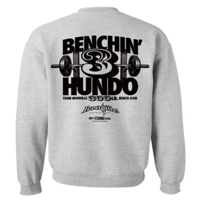 300 Bench Press Club Sweatshirt Sport Gray