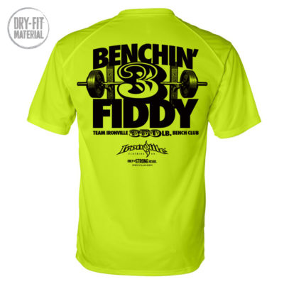350 Bench Press Club Dri Fit T Shirt Neon Yellow