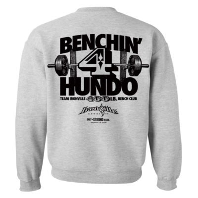 400 Bench Press Club Sweatshirt Sport Gray