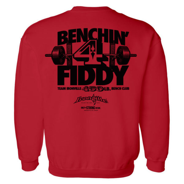 450 Bench Press Club Sweatshirt Red