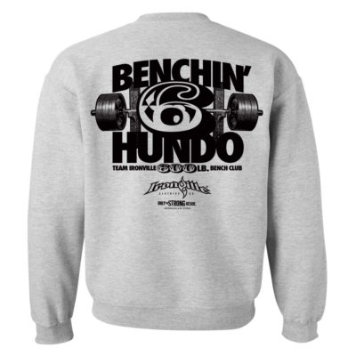 600 Bench Press Club Sweatshirt Sport Gray