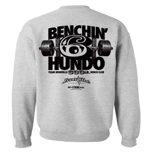 600 Bench Press Club Sweatshirt Sport Gray