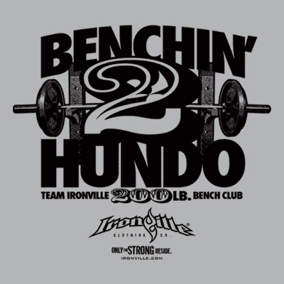 Ironville Bench Press Club - 200 Pound