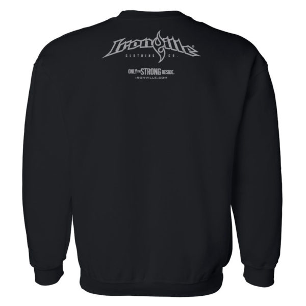 Ironville Weightlifting Sweatshirt Back Black