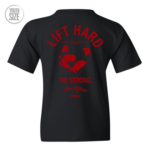 Lift Hard | Bodybuilding Youth T-Shirt | Ironville Clothing