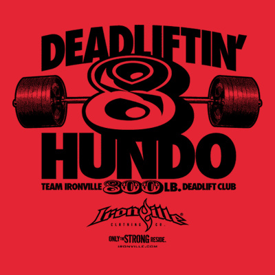 Ironville Deadlift Club - 800 Pound