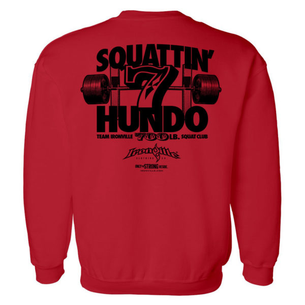 700 Squat Club Sweatshirt Red
