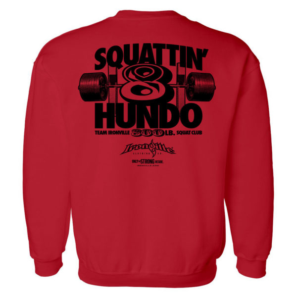 800 Squat Club Sweatshirt Red