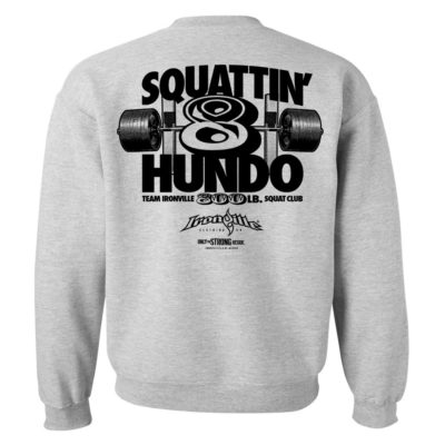 800 Squat Club Sweatshirt Sport Gray