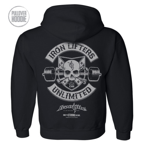 Iron Lifters Unlimited | Weightlifting Hoodie | Ironville Clothing