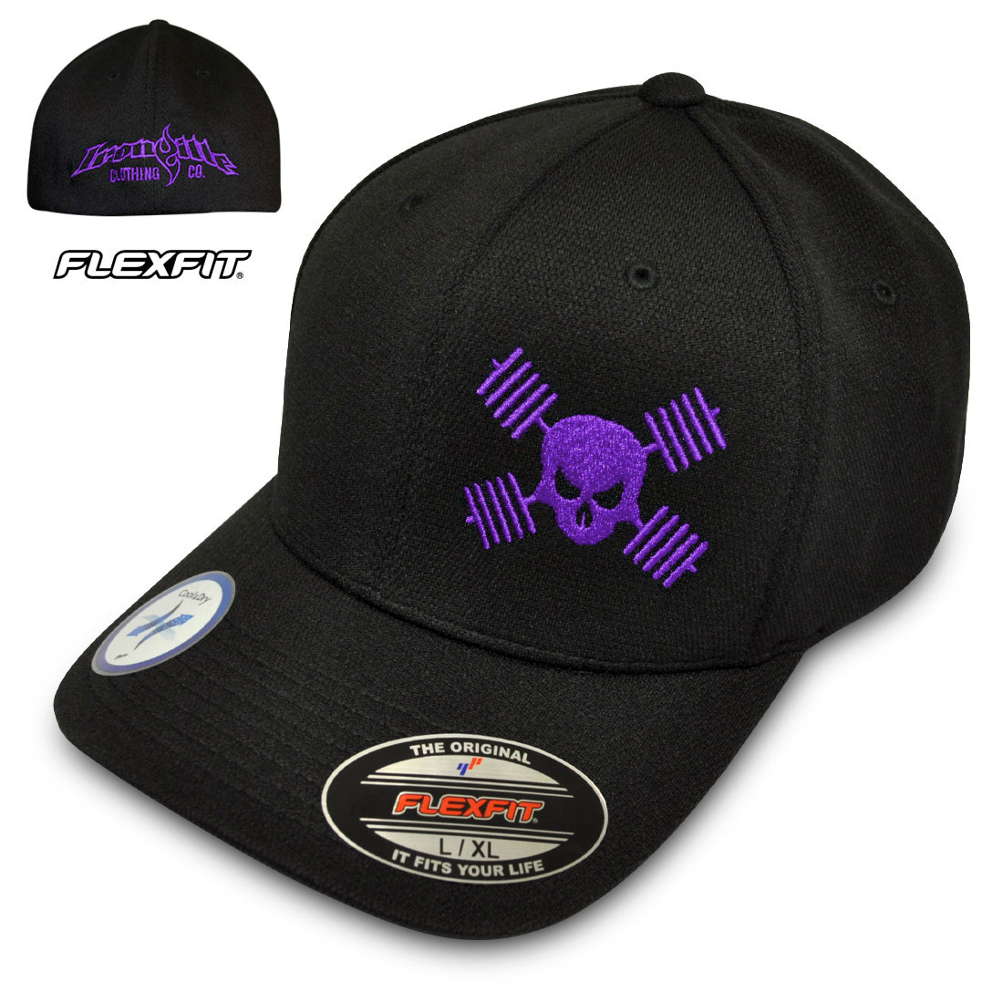 Powerlifting and | Hat Bodybuilding Weightlifting Skull Ironville Barbells