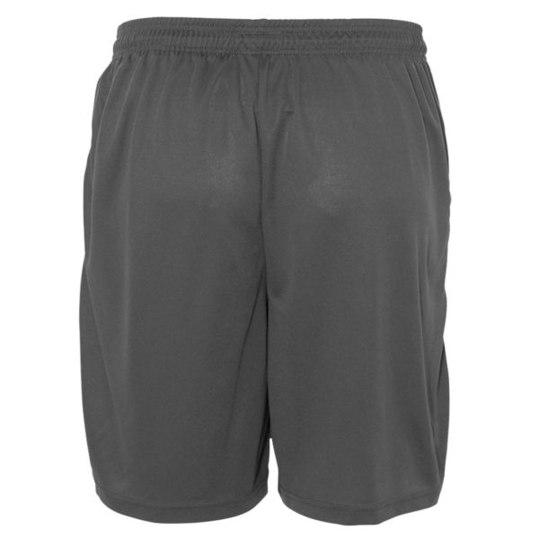Ironville Gym Shorts Polyester Back Charcoal Gray
