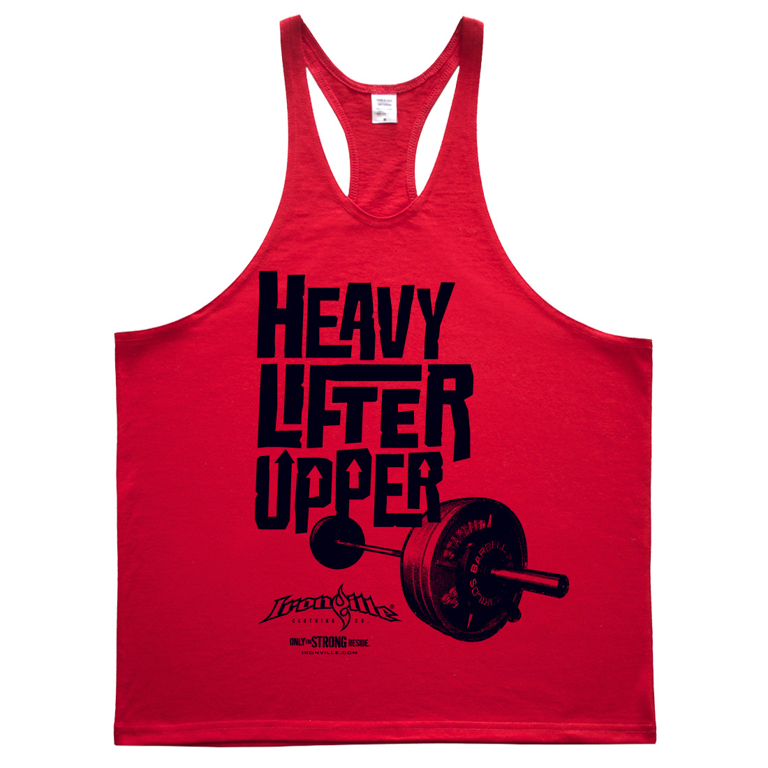 heavy-lifter-upper-weightlifting-stringer-tank-top-red - Ironville ...