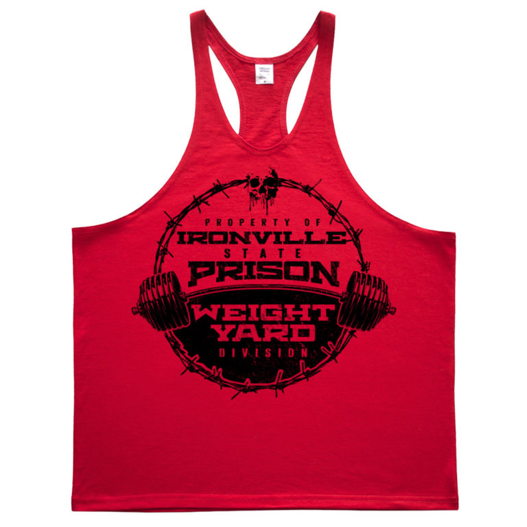 Dept. of Corrections | Prison Stringer Tank Top | Ironville Clothing