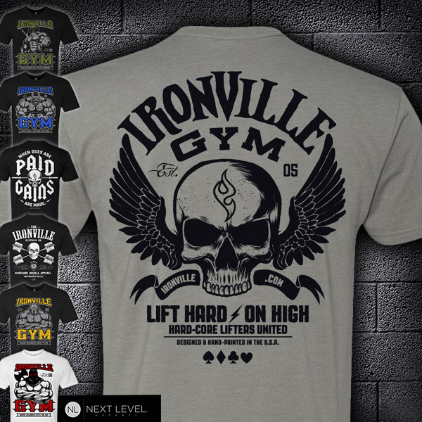 Ironville Insider Deal Gym Wings Stone Gray