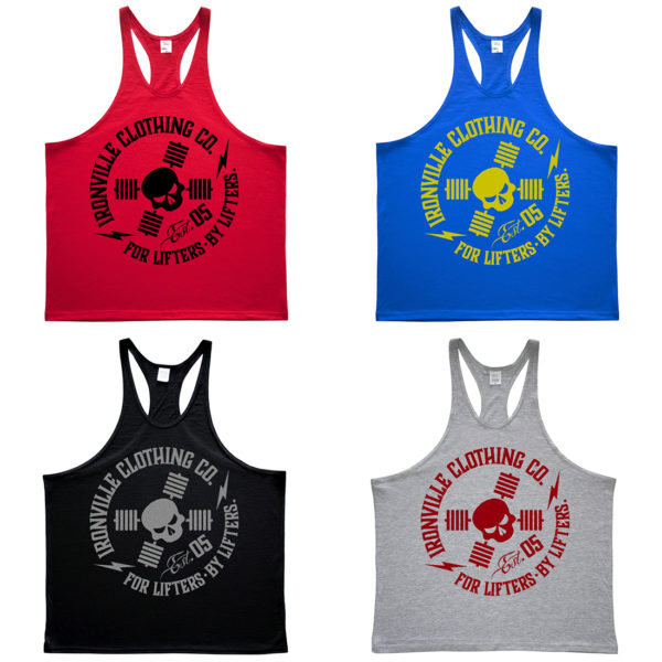 Ironville For Lifters Powerlifting Bodybuilding Stringer Tank Tops 2021