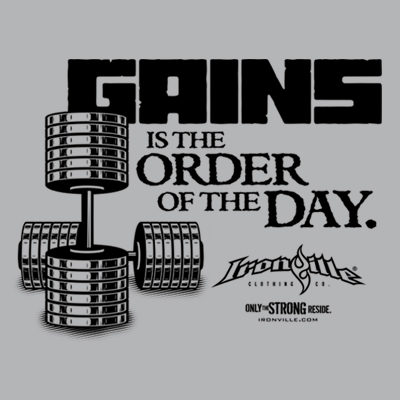 Gains Is The Order Of The Day.