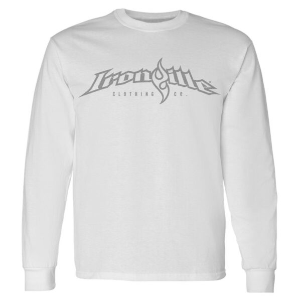 Ironville Long Sleeve White Silver Chest