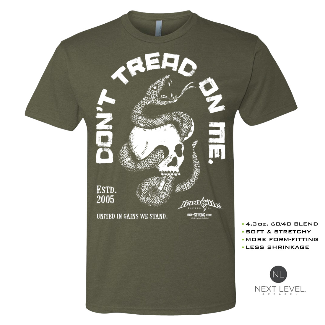 Don't Tread On Me - PREMIUM FITTED T-SHIRT